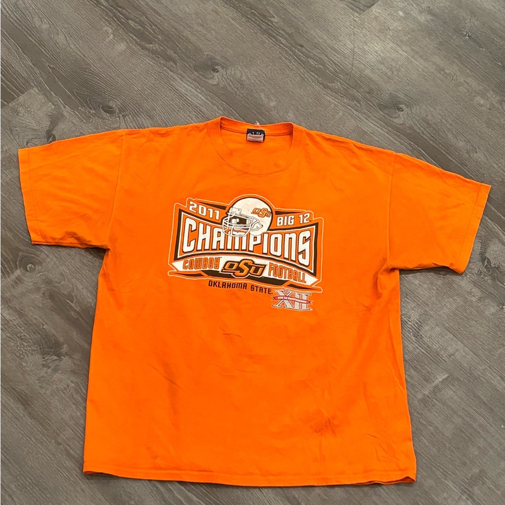 Oklahoma State Universityiversity pac 12 championship vintage tee